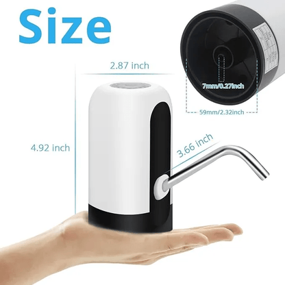 Portable Electric Water Bottle Pump USB Rechargeable | BuyPick